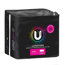 U By Kotex Ultrathin Super Wing Bulk Pack 18