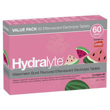 Hydralyte Electrolyte Effervescent Watermelon 60 Tablets Exclusive Size - GimmeNow