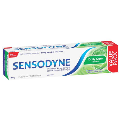 Sensodyne Sensitive Teeth Daily Care Toothpaste 160g (Exclusive Size)