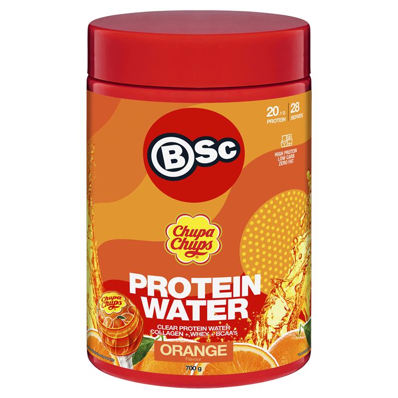 BSc x Chupa Chups Protein Water Orange 700g