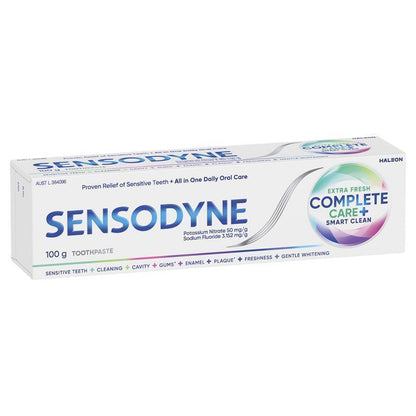 Sensodyne Toothpaste Complete Care + Smart Clean Extra Fresh 100g - GimmeNow