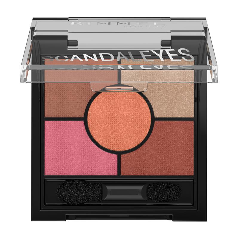 Rimmel Scandaleyes 5 Pan Reno 04 Burgundy Pink