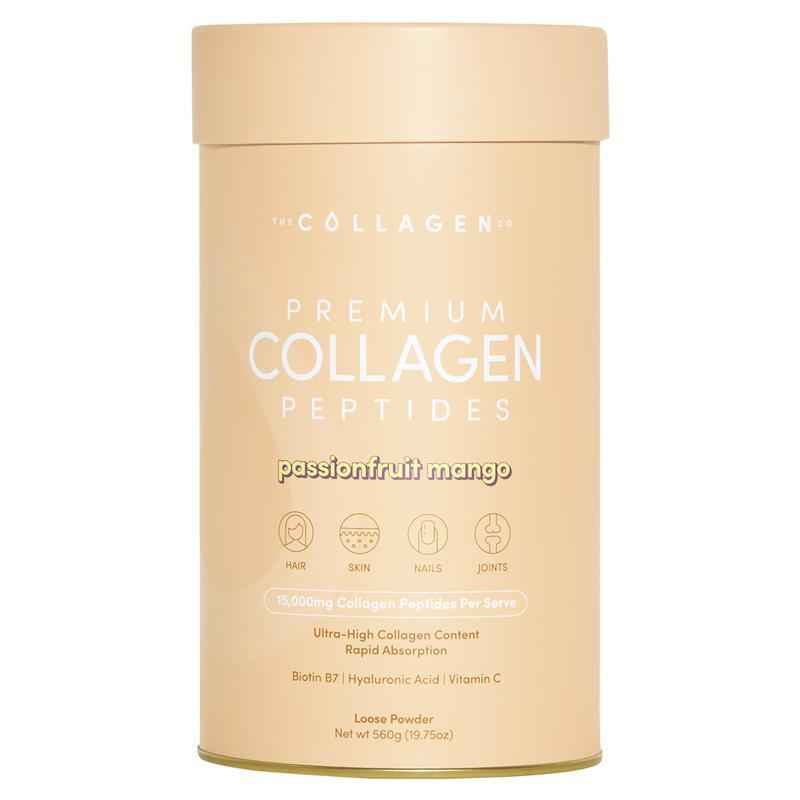 The Collagen Co Premium Collagen Peptides Passionfruit Mango 560g