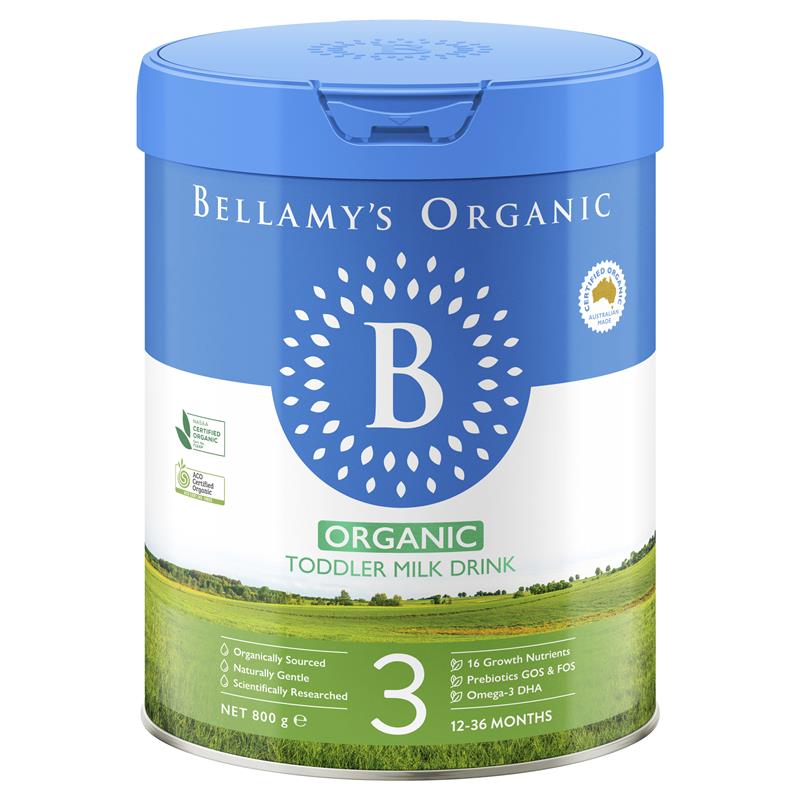 Bellamys Step 3 Toddler Milk Drink 800g