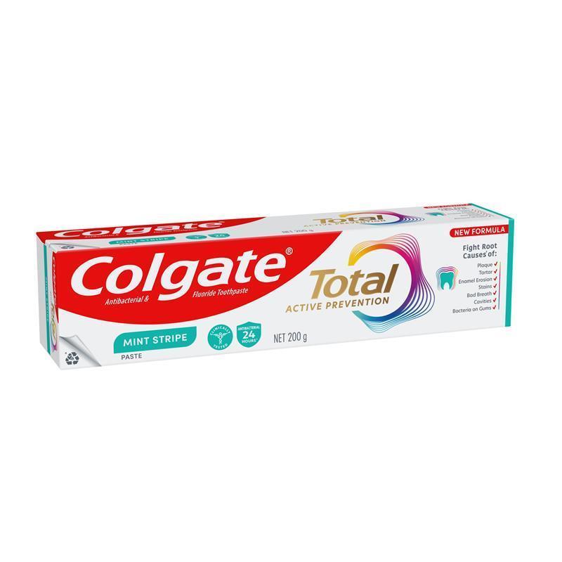 Colgate Toothpaste Total Active Prevention Mint Stripe 200g