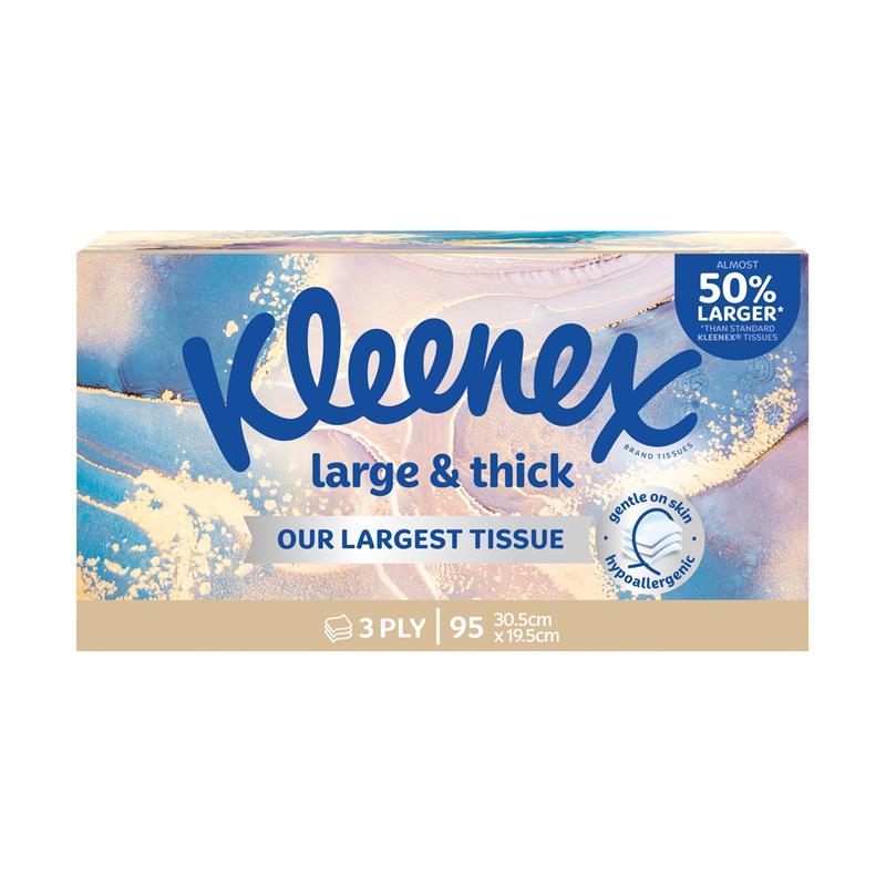 Kleenex Facial Tissues 95 Large and Thick