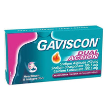 Gaviscon Dual Action Heartburn and Indigestion Relief Mixed Berry 16 Pack