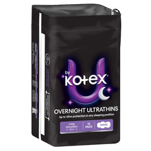 U by Kotex Ultrathin Overnight Pads with Wings 10 Pack