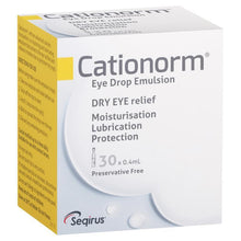 Cationorm Preservative Free Eye Drops 0.4ml x 30 Vials - GimmeNow