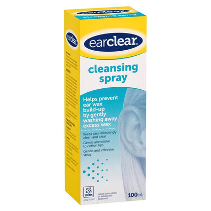 EarClear Cleansing Spray 100mL – Prevents Ear Wax Build-up & Keeps Ears Clean - GimmeNow