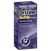 Drixine 12 Hour Relief No Drip Moisturising Nasal Spray 15mL - GimmeNow