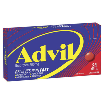 Advil Ibuprofen Pain Relief 24 Tablets