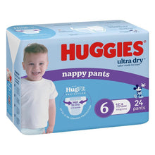 Huggies Ultra Dry Nappy Pants Size 6 15kg & Over Boy 24 Pack