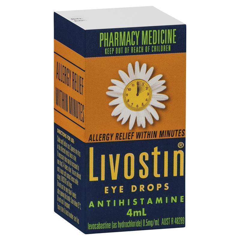 Livostin Antihistamine Allergy Eye Drops 4mL
