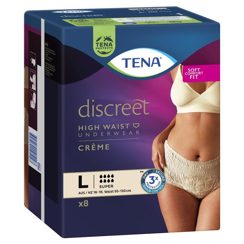 TENA Pant Discreet Super Large Coloured 8 Pack