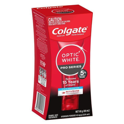 Colgate Toothpaste Optic White Pro Series Stain Prevention 5% 80g