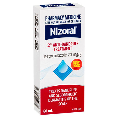 Nizoral Anti-Dandruff 2% Shampoo 60mL - Ketoconazole