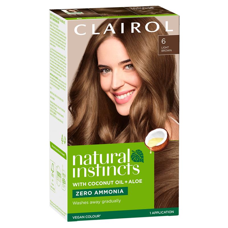 Natural Instincts 6 Suede, Light Brown Semi Permanent Hair Colour
