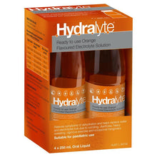 Hydralyte Electrolyte Orange 4 Pack (4x250ml) Solution - GimmeNow