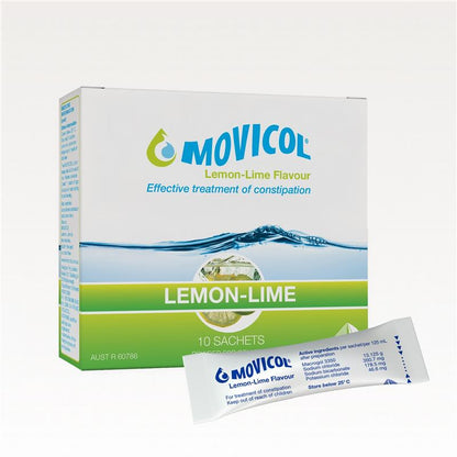 Movicol Powder Lemon Lime 10 Sachets