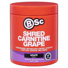BSc Shred Carnitine Grape 300g