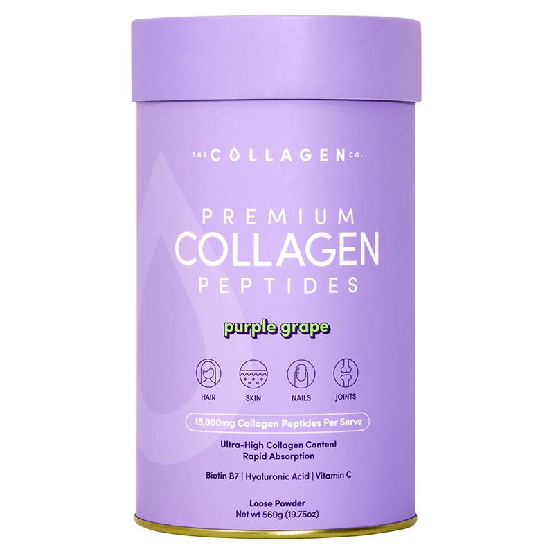 The Collagen Co Premium Collagen Peptides Purple Grape 560g