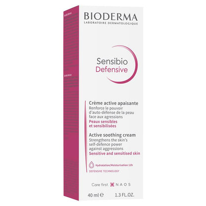 Bioderma Sensibio Soothing Defensive Light Moisturiser for Sensitive Skin 40ml