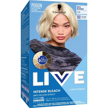 Schwarzkopf Live Colour Permanent Intense Bleach Max Blonde 00B
