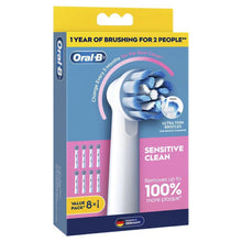 Oral B Power Toothbrush Sensitive Clean Refills 8 Pack