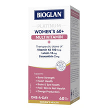 Bioglan Platinum Womens 60 + Multivitamin 60 Tablets