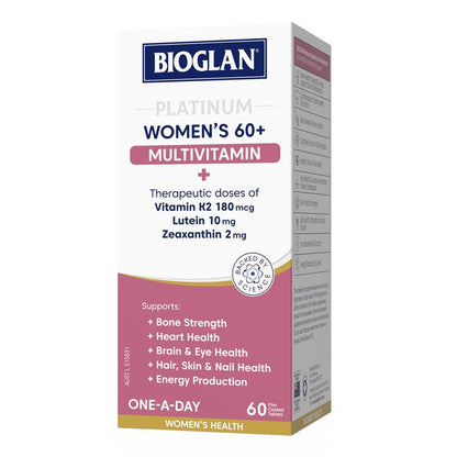 Bioglan Platinum Womens 60 + Multivitamin 60 Tablets
