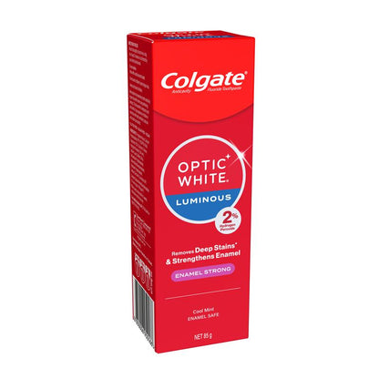 Colgate Toothpaste Optic White Luminous Enamel Strong 85g