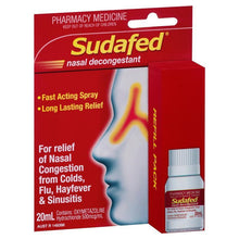 Sudafed Nasal Spray Refill 20mL
