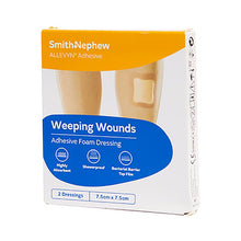 Allevyn Adhesive Foam Dressing 7.5cm x 7.5cm 2 Pack