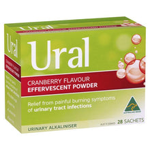 Ural Effervescent Powder Cranberry 28 Sachets - GimmeNow