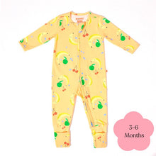Bambi Mini Co. Wrigglesuit Unisex Orange Fruit Salad 3-6