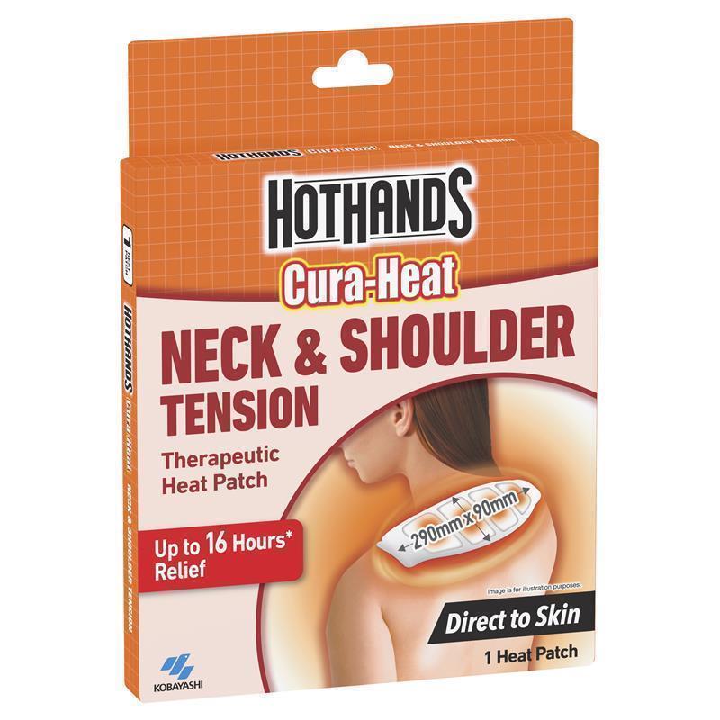 Hot Hands Cura Heat Neck And Shoulder Pain Patch