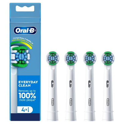 Oral B Power Toothbrush Everyday Clean Refills 4 Pack