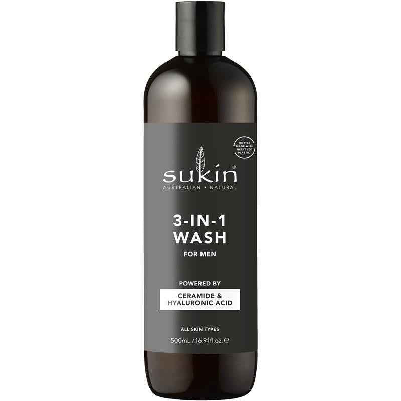 Sukin For Men 3In1 Wash 500ml