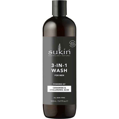 Sukin For Men 3In1 Wash 500ml