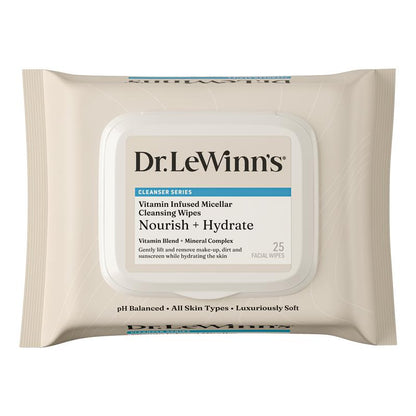 Dr. LeWinn's Cleanser Series Micellar Wipes 25 Pack