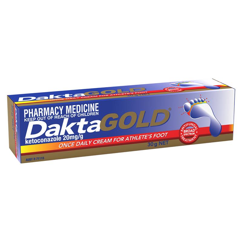 DaktaGold Once Daily Cream for Athlete's Foot 30g