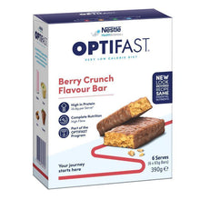 Optifast VLCD Bars Berry Crunch 6 X 65g