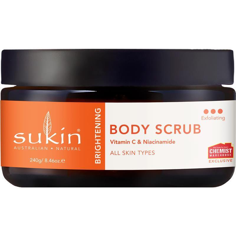 Sukin Brightening Vitamin C & Niacinamide Body Scrub 240g