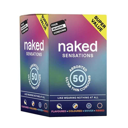 Four Seasons Condoms Naked Sensations 50 Pack