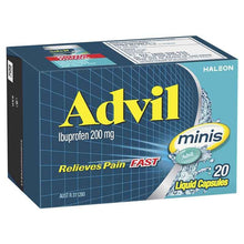 Advil Ibuprofen Pain Relief Liquid Mini 20 Capsules