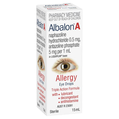 Albalon A Allergy Eye Drops 15mL - GimmeNow