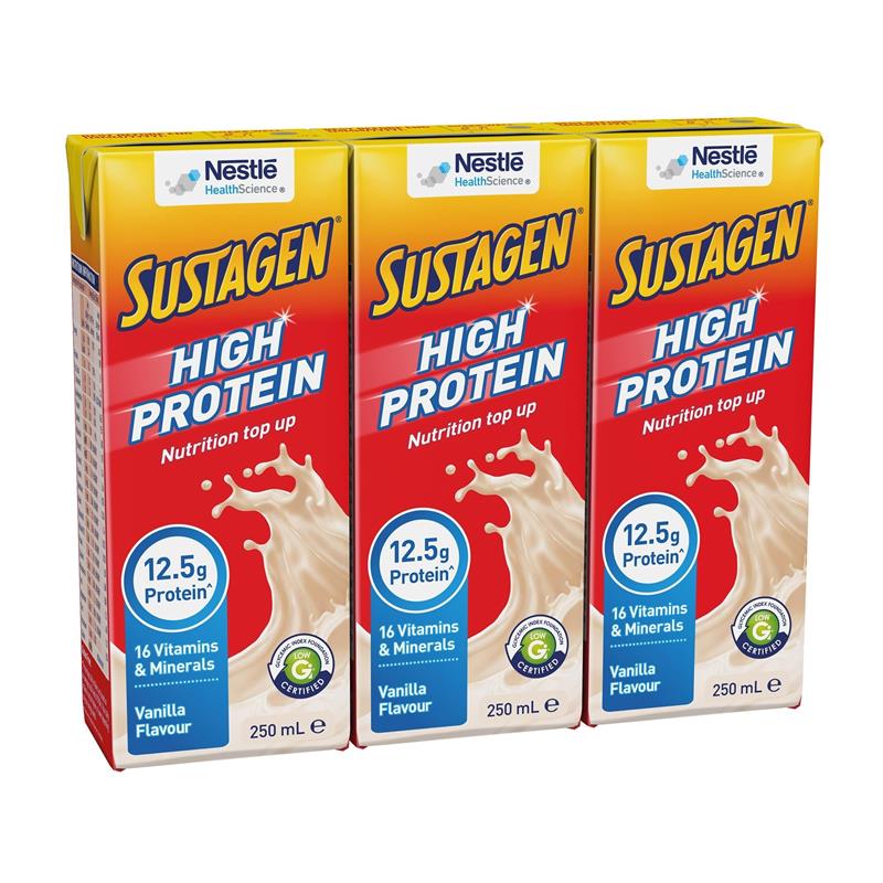 Sustagen Ready to Drink Multipack Vanilla 3 x 250ml