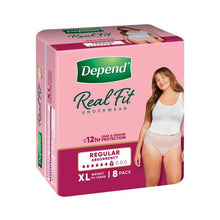 Depend Real Fit Underwear Female Extra Large 8 Pack