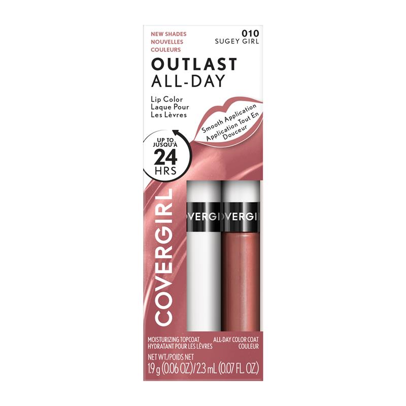 Covergirl Outlast All Day Liquid Lipstick 010 Sugey Girl 2.3ml